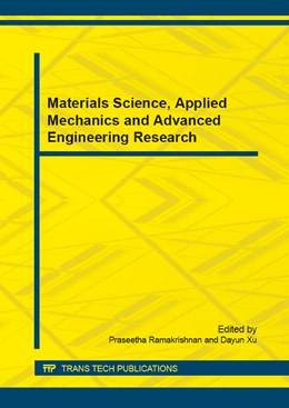 Abbildung von Ramakrishnan / Xu | Materials Science, Applied Mechanics and Advanced Engineering Research | 1. Auflage | 2015 | Volume 751 | beck-shop.de