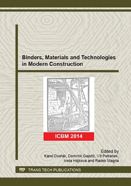 Abbildung von Dvor?k / Gazdic | Binders, Materials and Technologies in Modern Construction | 1. Auflage | 2015 | Volume 1100 | beck-shop.de