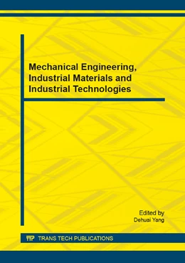 Abbildung von Yang | Mechanical Engineering, Industrial Materials and Industrial Technologies | 1. Auflage | 2015 | Volume 763 | beck-shop.de