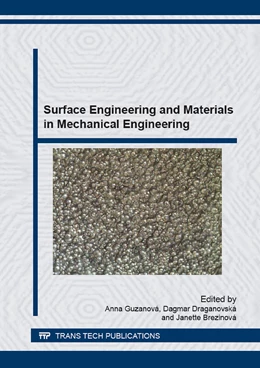 Abbildung von Guzanov? / Draganovsk? | Surface Engineering and Materials in Mechanical Engineering | 1. Auflage | 2015 | Volume 818 | beck-shop.de