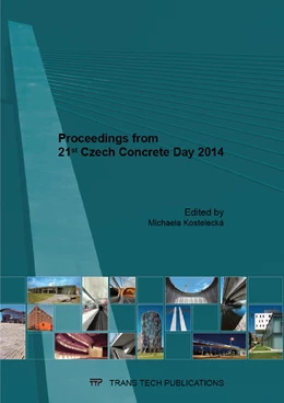 Abbildung von Kosteleck? | Proceedings from 21st Czech Concrete Day 2014 | 1. Auflage | 2015 | Volume 1106 | beck-shop.de