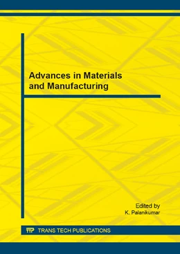 Abbildung von Palanikumar | Advances in Materials and Manufacturing | 1. Auflage | 2015 | Volumes 766-767 | beck-shop.de