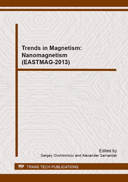 Abbildung von Ovchinnikov / Samardak | Trends in Magnetism: Nanomagnetism (EASTMAG-2013) | 1. Auflage | 2014 | Volume 215 | beck-shop.de