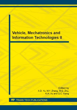 Abbildung von Yu / Zhang | Vehicle, Mechatronics and Information Technologies II | 1. Auflage | 2014 | Volumes 543-547 | beck-shop.de