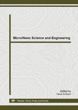 Abbildung von Al-Douri | Micro/Nano Science and Engineering | 1. Auflage | 2014 | Volume 925 | beck-shop.de