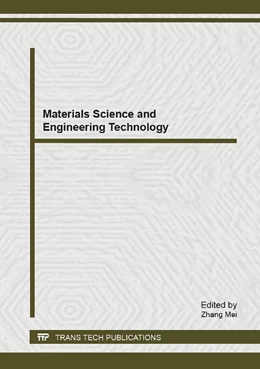 Abbildung von Mei | Materials Science and Engineering Technology | 1. Auflage | 2014 | Volume 936 | beck-shop.de