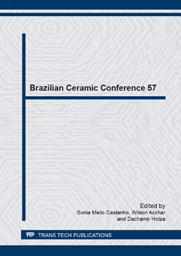Abbildung von Castanho / Acchar | Brazilian Ceramic Conference 57 | 1. Auflage | 2014 | Volumes 798-799 | beck-shop.de
