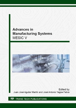 Abbildung von Aguilar Mart?n / Yag?e Fabra | Advances in Manufacturing Systems | 1. Auflage | 2014 | Volume 615 | beck-shop.de