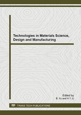 Abbildung von Xu / Li | Technologies in Materials Science, Design and Manufacturing | 1. Auflage | 2014 | Volume 952 | beck-shop.de