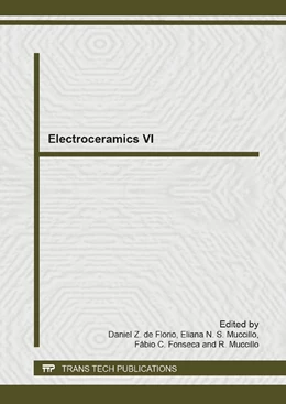 Abbildung von de Florio / Muccillo | Electroceramics VI | 1. Auflage | 2014 | Volume 975 | beck-shop.de