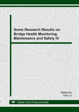 Abbildung von Liu | Some Research Results on Bridge Health Monitoring, Maintenance and Safety IV | 1. Auflage | 2014 | Volume 619 | beck-shop.de