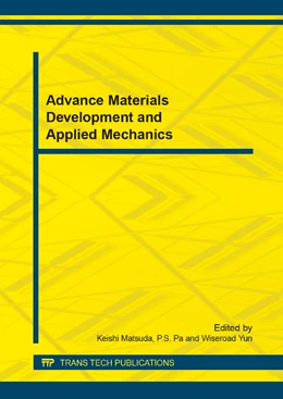 Abbildung von Matsuda / Pa | Advance Materials Development and Applied Mechanics | 1. Auflage | 2014 | Volume 597 | beck-shop.de