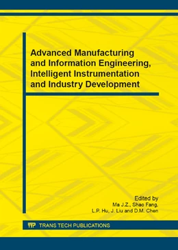Abbildung von Ma / Shao | Advanced Manufacturing and Information Engineering, Intelligent Instrumentation and Industry Development | 1. Auflage | 2014 | Volumes 602-605 | beck-shop.de