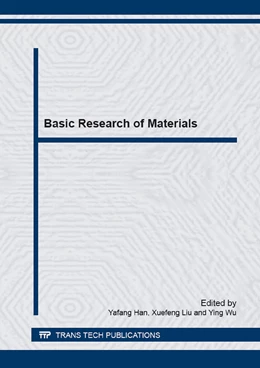 Abbildung von Han / Liu | Basic Research of Materials | 1. Auflage | 2015 | Volume 817 | beck-shop.de