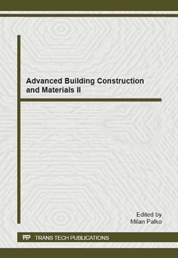 Abbildung von Palko | Advanced Building Construction and Materials II | 1. Auflage | 2014 | Volume 1057 | beck-shop.de