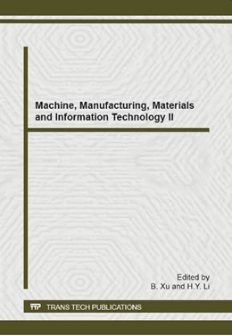 Abbildung von Xu / Li | Machine, Manufacturing, Materials and Information Technology II | 1. Auflage | 2014 | Volume 1056 | beck-shop.de