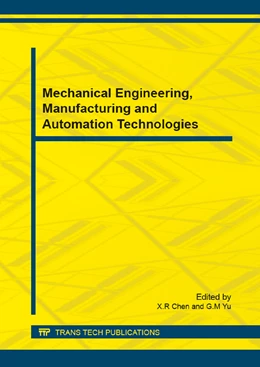 Abbildung von Chen / Yu | Mechanical Engineering, Manufacturing and Automation Technologies | 1. Auflage | 2015 | Volume 722 | beck-shop.de