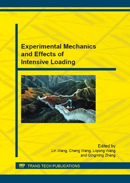 Abbildung von Wang / Zhang | Experimental Mechanics and Effects of Intensive Loading | 1. Auflage | 2015 | Volume 782 | beck-shop.de