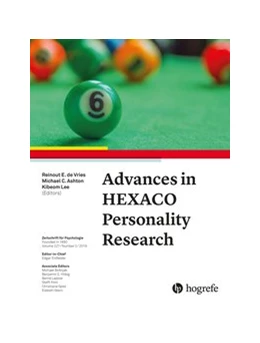 Abbildung von De Vries / Ashton | Advances in HEXACO Personality Research | 1. Auflage | 2019 | beck-shop.de