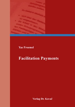 Abbildung von Froemel | Facilitation Payments | 1. Auflage | 2019 | 369 | beck-shop.de