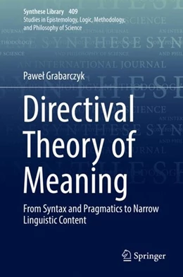 Abbildung von Grabarczyk | Directival Theory of Meaning | 1. Auflage | 2019 | beck-shop.de