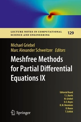Abbildung von Griebel / Schweitzer | Meshfree Methods for Partial Differential Equations IX | 1. Auflage | 2019 | beck-shop.de