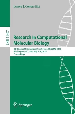 Abbildung von Cowen | Research in Computational Molecular Biology | 1. Auflage | 2019 | beck-shop.de