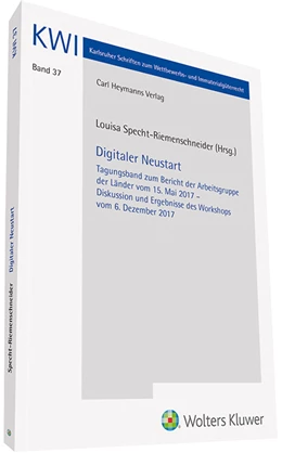 Abbildung von Specht-Riemenschneider | Digitaler Neustart (KWI 37) | 1. Auflage | 2020 | beck-shop.de
