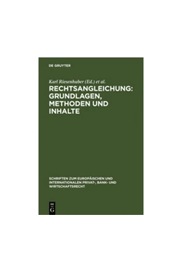 Abbildung von Riesenhuber / Takayama | Rechtsangleichung: Grundlagen, Methoden und Inhalte | 1. Auflage | 2006 | 10 | beck-shop.de