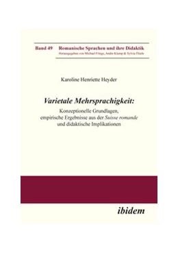 Abbildung von Henriette Heyder | Varietale Mehrsprachigkeit | 1. Auflage | 2014 | beck-shop.de