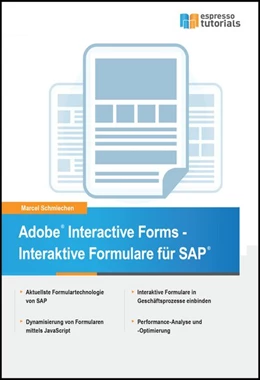 Abbildung von Schmiechen | Adobe Interactive Forms - Interaktive Formulare in SAP | 1. Auflage | 2016 | beck-shop.de