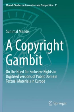 Abbildung von Mendis | A Copyright Gambit | 1. Auflage | 2019 | beck-shop.de