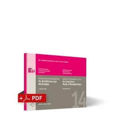 Abbildung von Jansen / AKP | Fehlerbewertungsliste für Behältnisse aus Hüttenglas | Bundle (Buch + PDF) | 5. Auflage | 2018 | beck-shop.de
