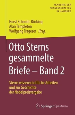 Abbildung von Schmidt-Böcking / Templeton | Otto Sterns gesammelte Briefe - Band 2 | 1. Auflage | 2019 | beck-shop.de