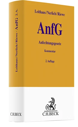 Abbildung von Leithaus / Nerlich | Anfechtungsgesetz: AnfG | 2. Auflage | 2023 | beck-shop.de