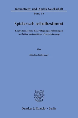 Abbildung von Scheurer | Spielerisch selbstbestimmt | 1. Auflage | 2019 | 18 | beck-shop.de
