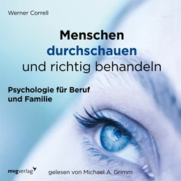 Abbildung von Correll | Menschen durchschauen und richtig behandeln | 1. Auflage | 2019 | beck-shop.de