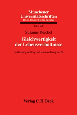 Abbildung von Reichel | Gleichwertigkeit der Lebensverhältnisse | 1. Auflage | 2009 | Band 228 | beck-shop.de