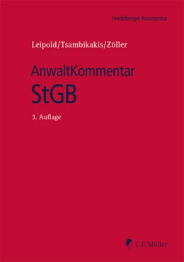 Abbildung von Leipold / Tsambikakis | AnwaltKommentar StGB | 3. Auflage | 2020 | beck-shop.de