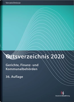 Abbildung von Ortsverzeichnis 2020 | 36. Auflage | 2019 | beck-shop.de