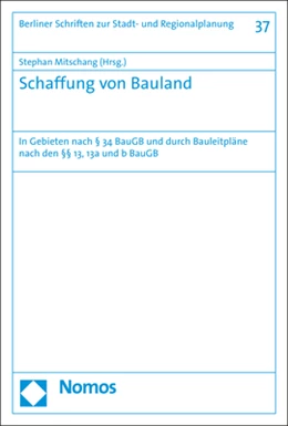 Abbildung von Mitschang | Schaffung von Bauland | 1. Auflage | 2019 | beck-shop.de