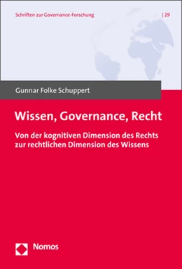 Abbildung von Schuppert | Wissen, Governance, Recht. | 1. Auflage | 2019 | beck-shop.de