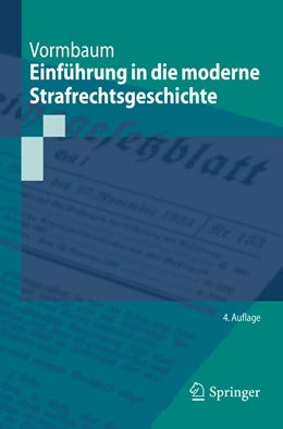 Abbildung von Vormbaum | Einführung in die moderne Strafrechtsgeschichte | 4. Auflage | 2020 | beck-shop.de