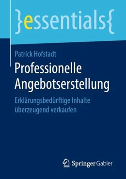 Abbildung von Hofstadt | Professionelle Angebotserstellung | 1. Auflage | 2019 | beck-shop.de