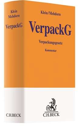 Abbildung von Klein / Mehdorn | Verpackungsgesetz: VerpackG | 1. Auflage | 2024 | beck-shop.de