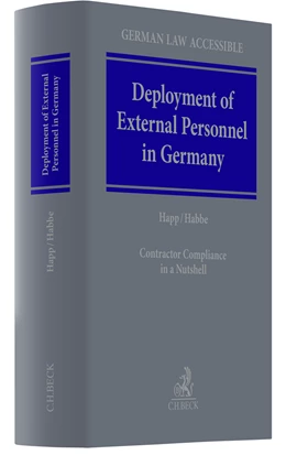 Abbildung von Happ / Habbe | Deployment of External Personnel in Germany | 1. Auflage | 2021 | beck-shop.de