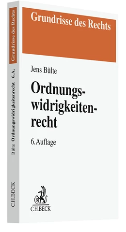 Abbildung von Bülte | Ordnungswidrigkeitenrecht | 6. Auflage | 2020 | beck-shop.de