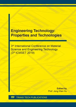 Abbildung von Hu | Engineering Technology: Properties and Technologies | 1. Auflage | 2019 | Volume 893 | beck-shop.de