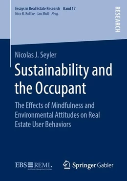 Abbildung von Seyler | Sustainability and the Occupant | 1. Auflage | 2019 | beck-shop.de