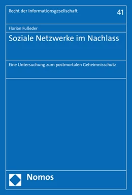 Abbildung von Fußeder | Soziale Netzwerke im Nachlass | 1. Auflage | 2019 | 41 | beck-shop.de
